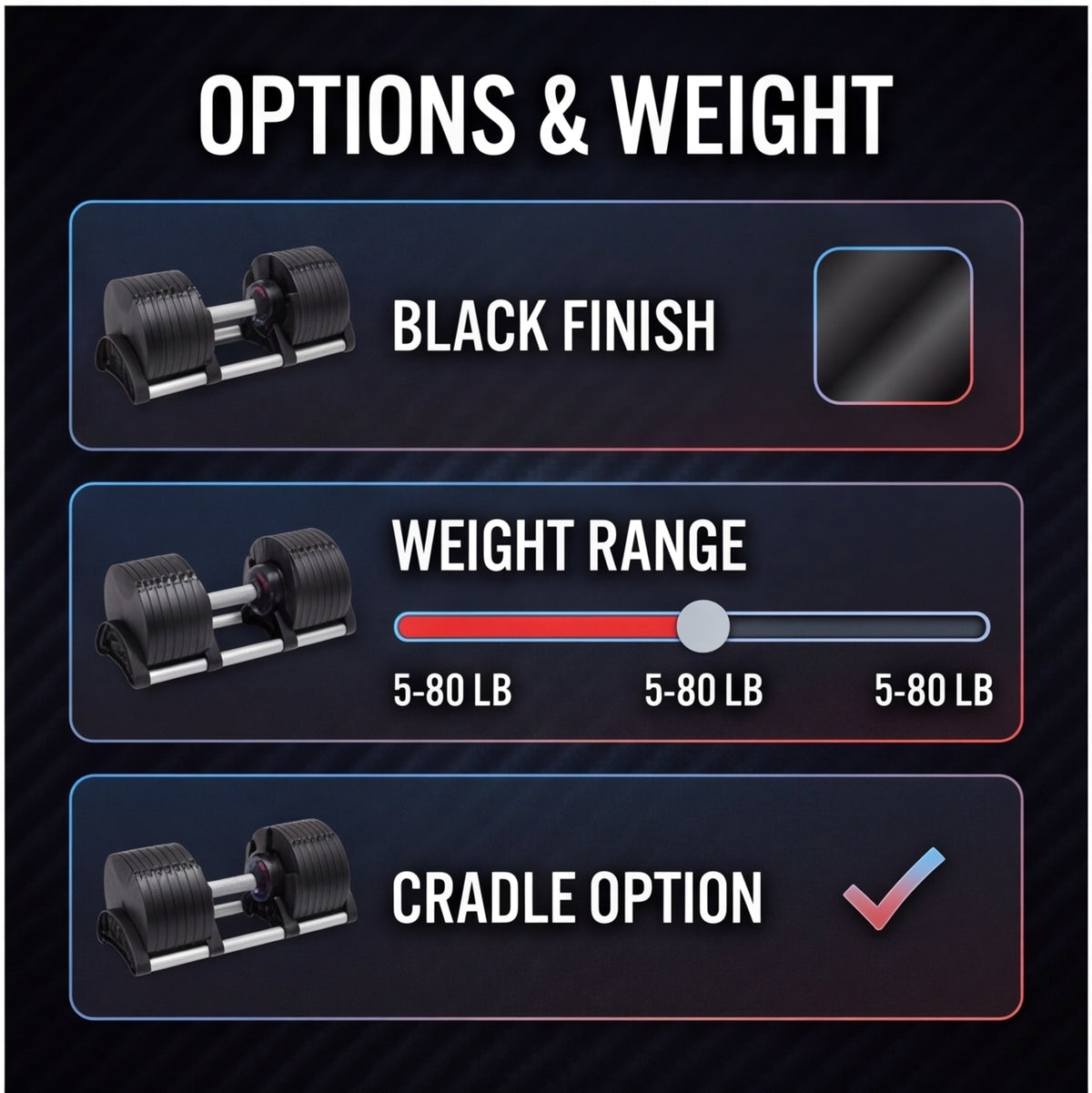 📢LAST CALL: Adjustable Dumbbells – 16 Weight Levels in One Compact Set