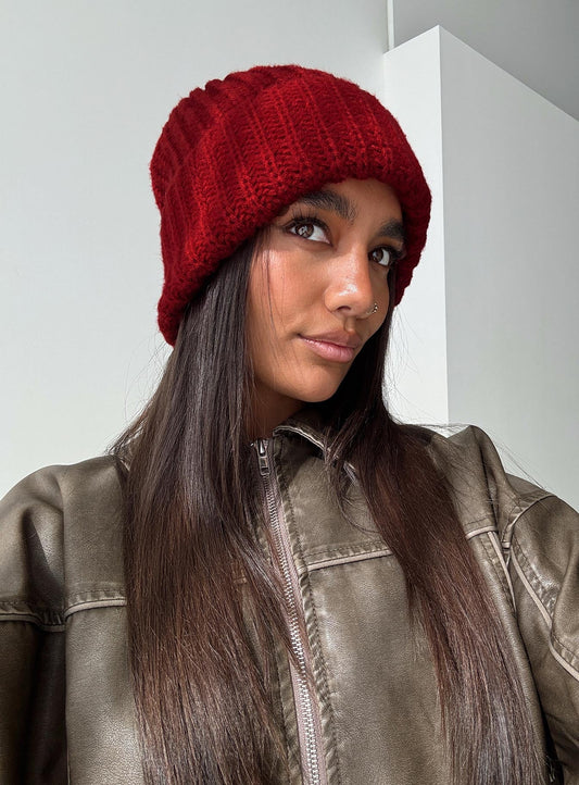 Cold Out There Beanie Red