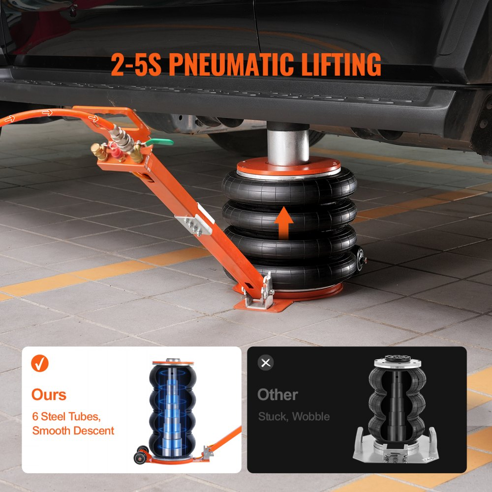 🔧LAST CALL: Heavy-Duty Pneumatic Air Jack – Portable Air Lift Jack for Fast & Easy Vehicle Lifting