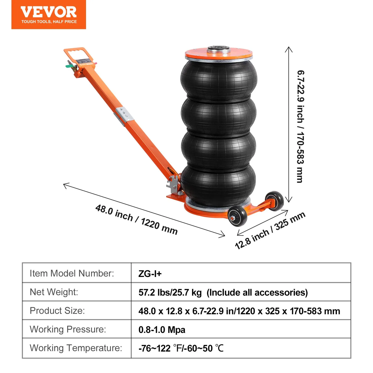🔧LAST CALL: Heavy-Duty Pneumatic Air Jack – Portable Air Lift Jack for Fast & Easy Vehicle Lifting